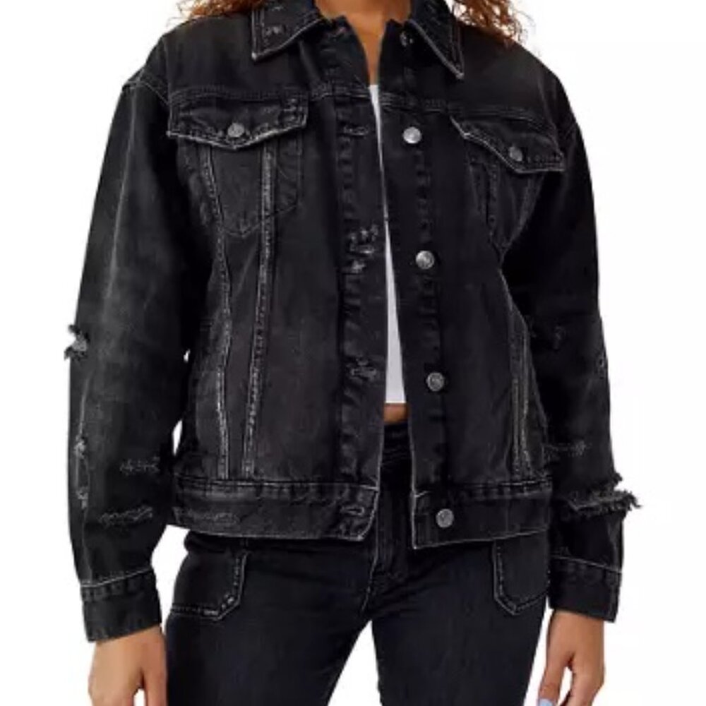 Free People We the Free Jolene Trucker Jacket - Medium